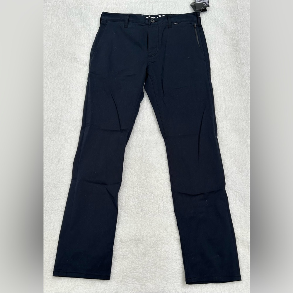 Hurley Men's Navy Straight-Leg Pants